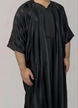 Men's Long Sleeve Muslim Abaya Lslamic Dress