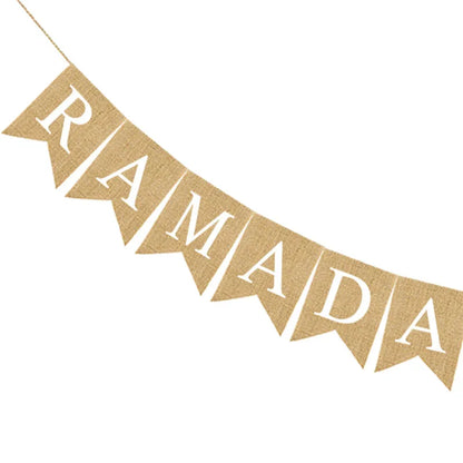 Ramadan Eid Mubarak Hanging Banner Decorations